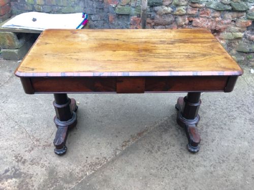 C19th Rosewood Centre Table/ Desk