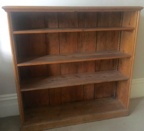 C19th Stripped Pine Bookcase