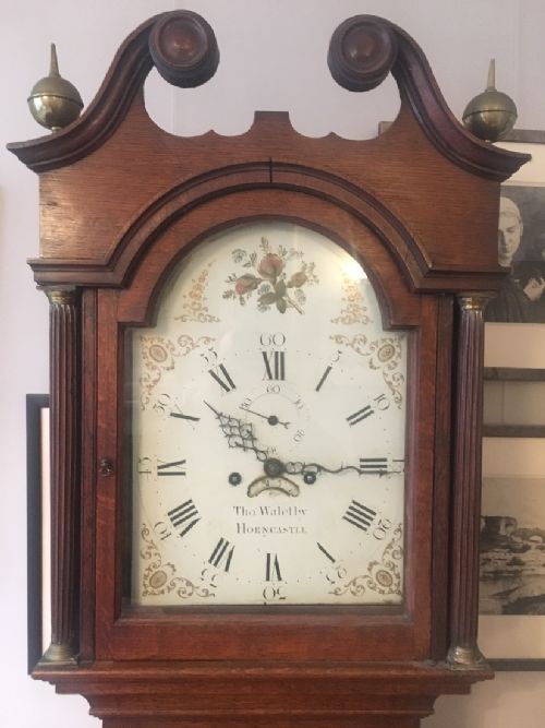 fig 1. C18th longcase clock by Thomas walesby of horncastle 