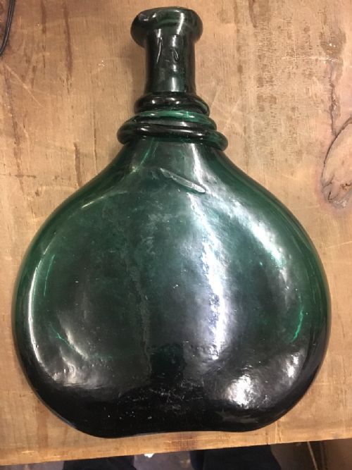 C18th Persian Saddle Flask