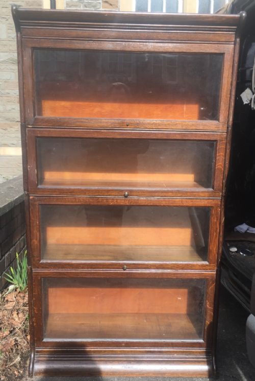 A Gunn Stacking Bookcase Similar to Globe Wernicke