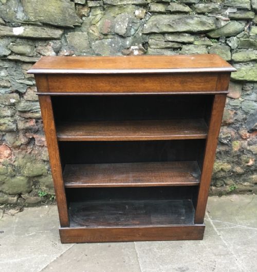 Small Edwardian Oak Bookcase