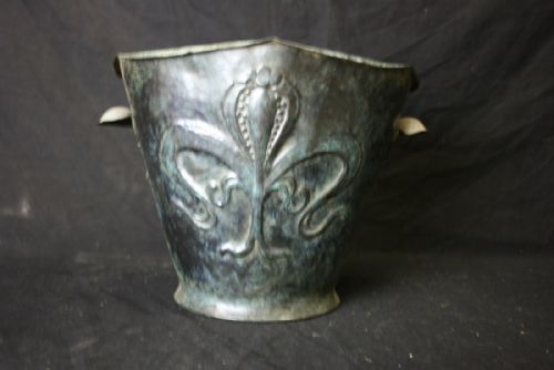 C19th Copper Wine Cooler in the Arts and Crafts Style