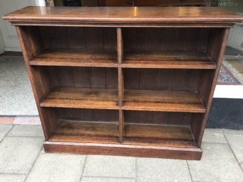 C19th Oak Two Section Oak Bookcase