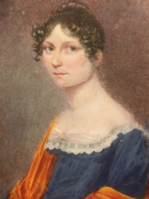 Miniature Portrait of Woman by J Jackson C1815