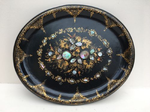 C19th Papier Mache Tray