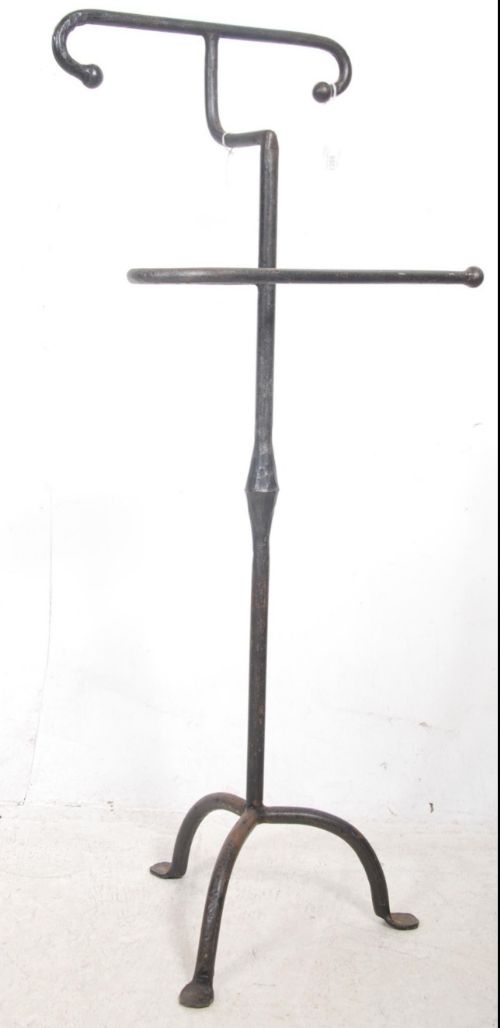 C19th Forged Steel Gentlemans Valet