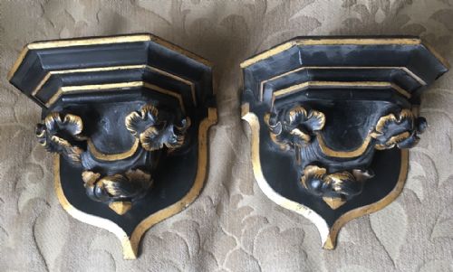 Pair of Wall Brackets in the Gothic Taste