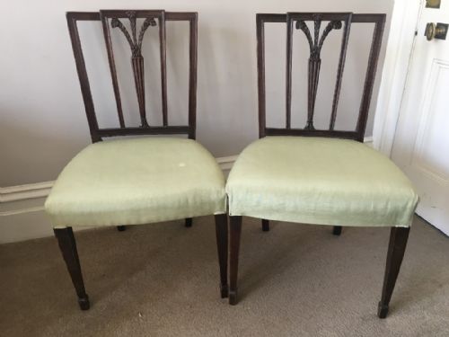 C18th Pair of Hepplewhite Prince of Wales Chair