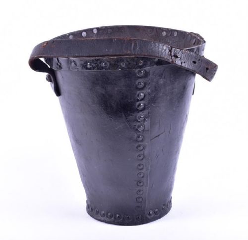 A Georgian Leather Fire Bucket