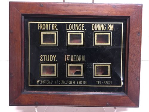 Edwardian Servants Bell Box Indicators