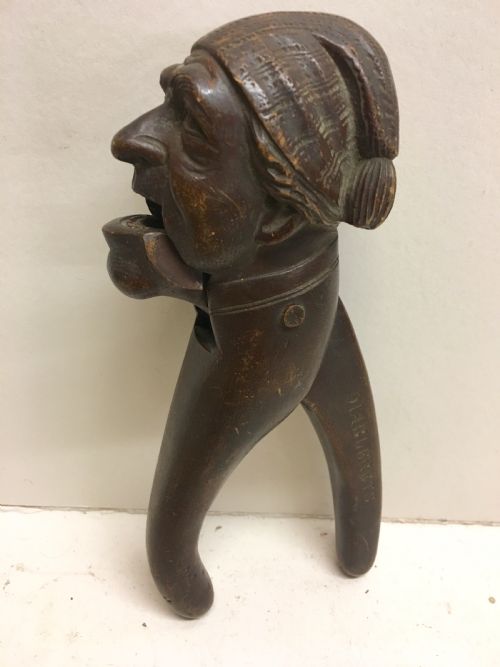 C19th Swiss Carving of a Man Modelled as a Nut Cracker.
