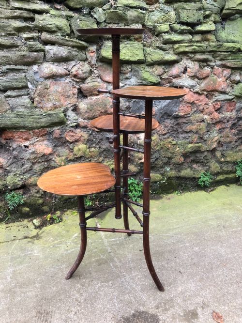 C19th Faux Bamboo Milliners Shop Display Stand