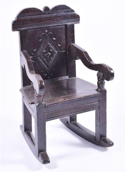C17th Oak Child’s Rocking Chair
