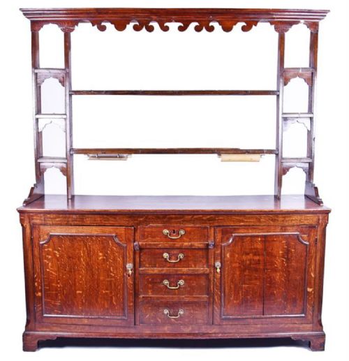 C18th Oak Dresser Unrestored Condition