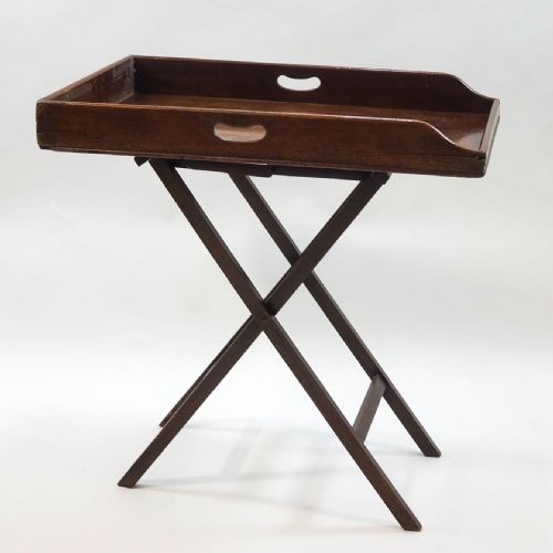 C19th Mahogany Butlers Tray