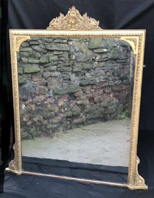 Large Overmantel Mirror