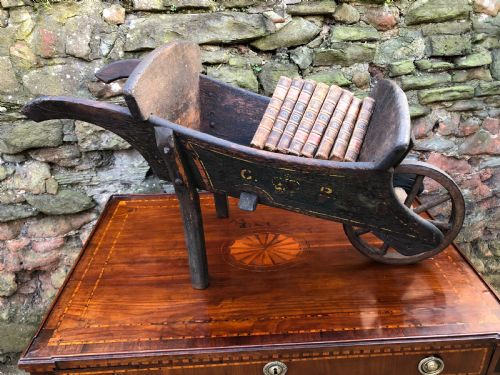 Georgian Painted Library Book Barrow