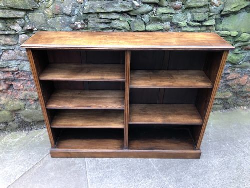 Two Section Oak Bookcase