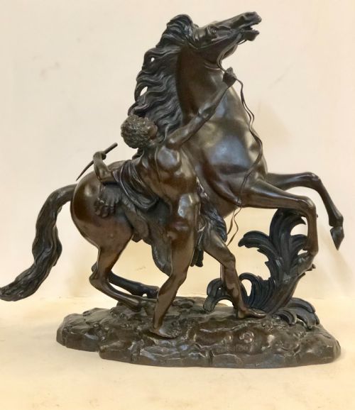 C19th Bronze Marley Horse After Couscous.                    
