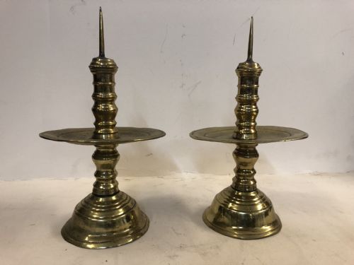 Pair of C17th Style Candlesticks