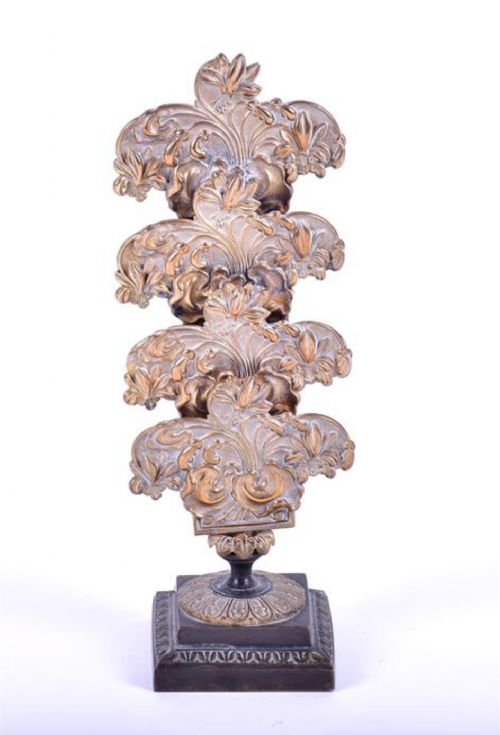 C19th Brass Letter Rack
