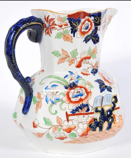 C19th Large Masons Ironstone Jug