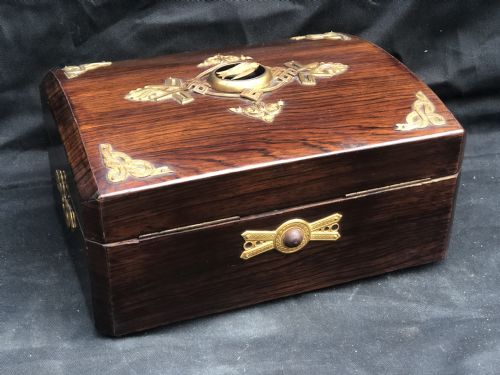 C19th French Palaise Royale Rosewood Jewellery Box