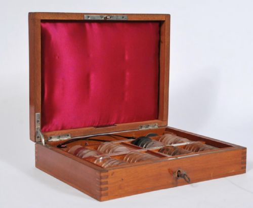 Edwardian Opticians Eye Test Lenses by Petite & Whitelaw