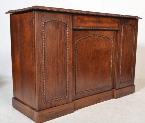 C19th Mahogany Enclosed Bookcase