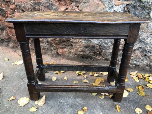 Late C17th Joint Stool