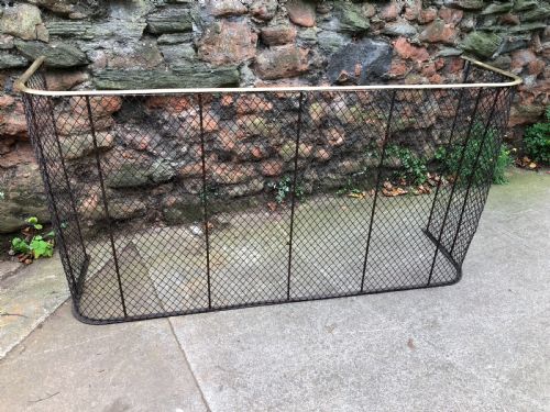 Large Brass and Steel Fender Fire Guard