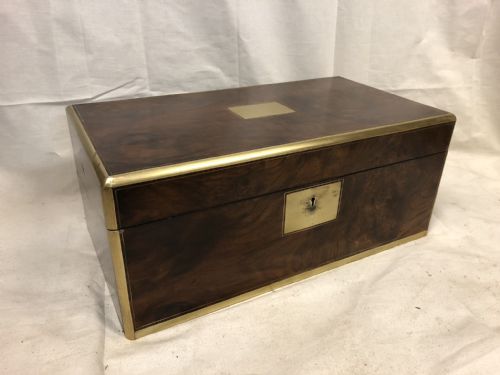 Large Walnut Writing Slope by Parkins & Gotto