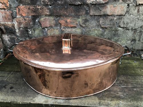 C19th Very Large Fish Kettle