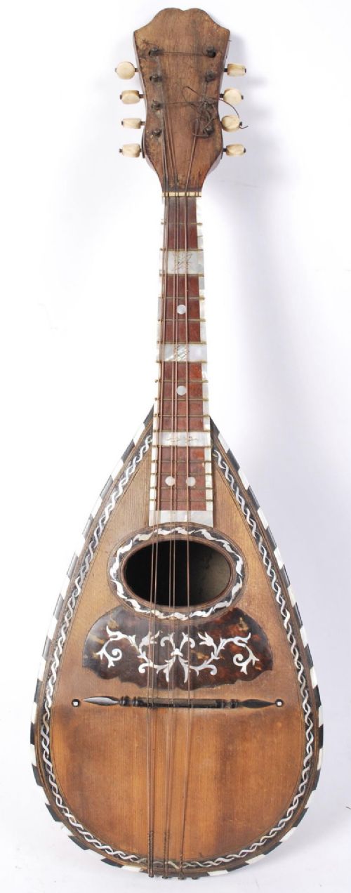 C19th Decorated  Mandolin