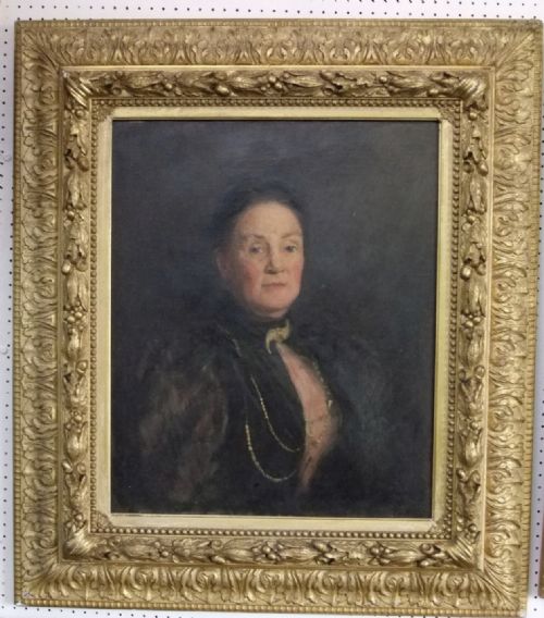 C19th Half Portrait of a Lady