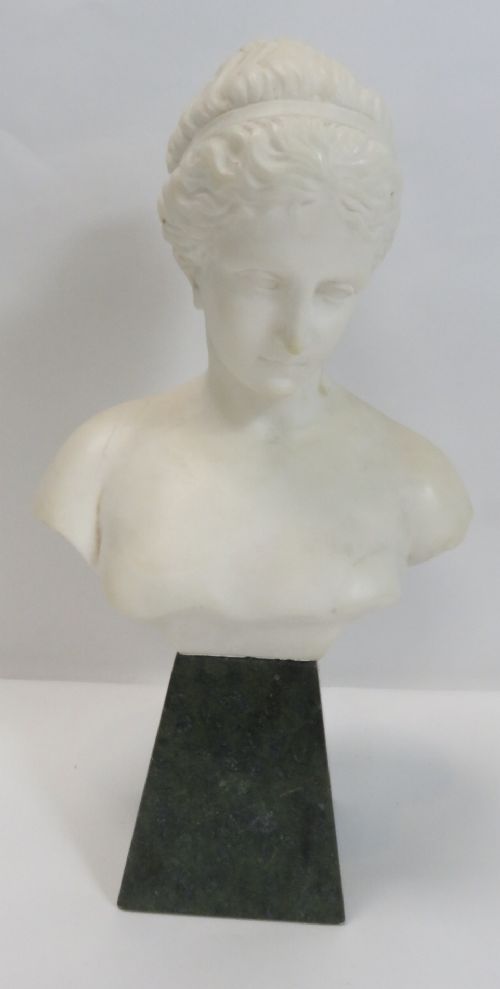 Classical Bust in Marble of a Woman