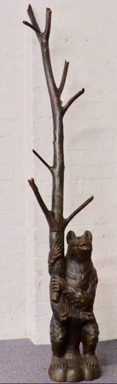 A Large C19th Black Forest  Bear Coat/ Hall Stand