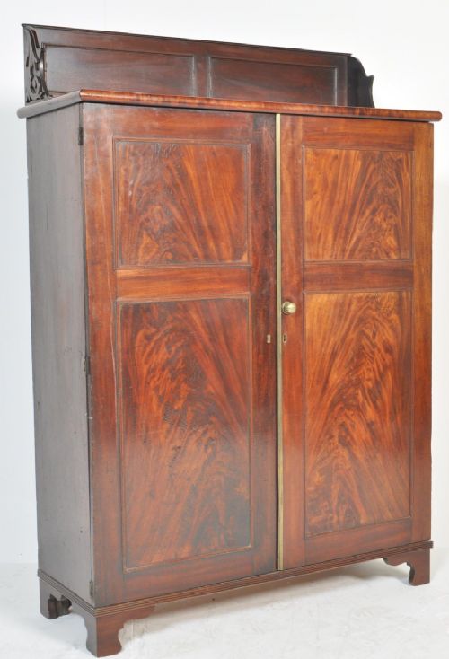 C19th Enclosed Bookcase Cabinet