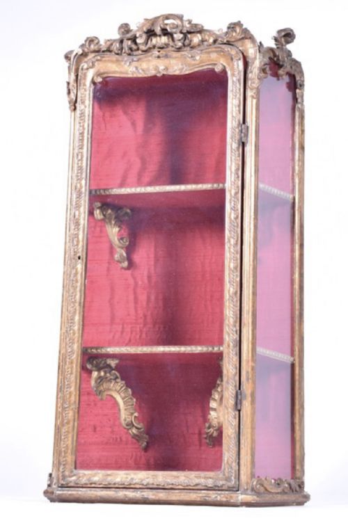 C18th Italian Glazed Display Cabinet