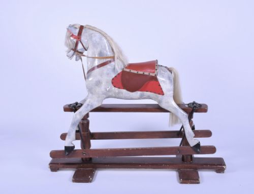 Early C20th Painted Rocking Horse
