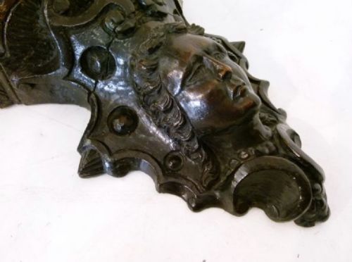 C17TH CARVED FIGURATIVE WALL BRACKET - ADDITIONAL PHOTO 2