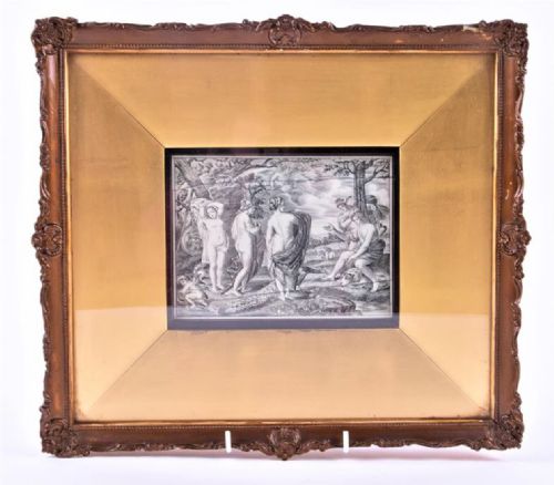 C17th Ivory Panel Depicting the Judgement of Paris After Rubens