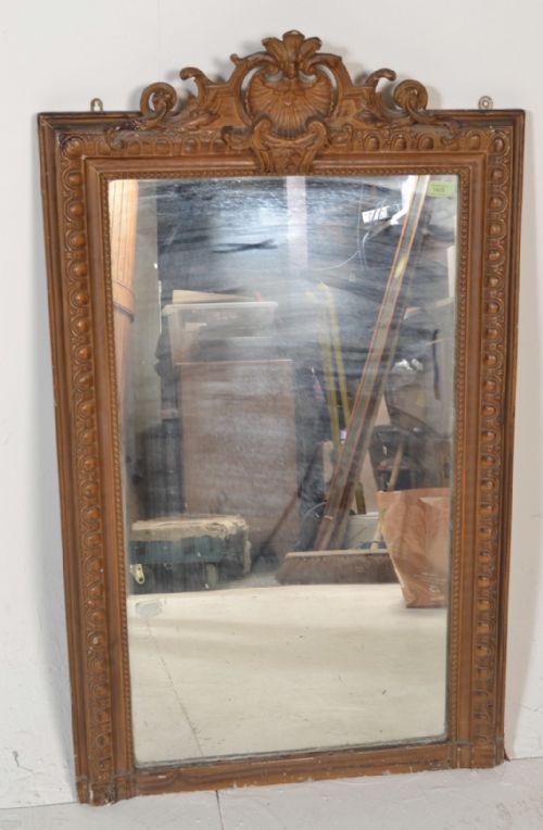 C19th Original Painted Mirror