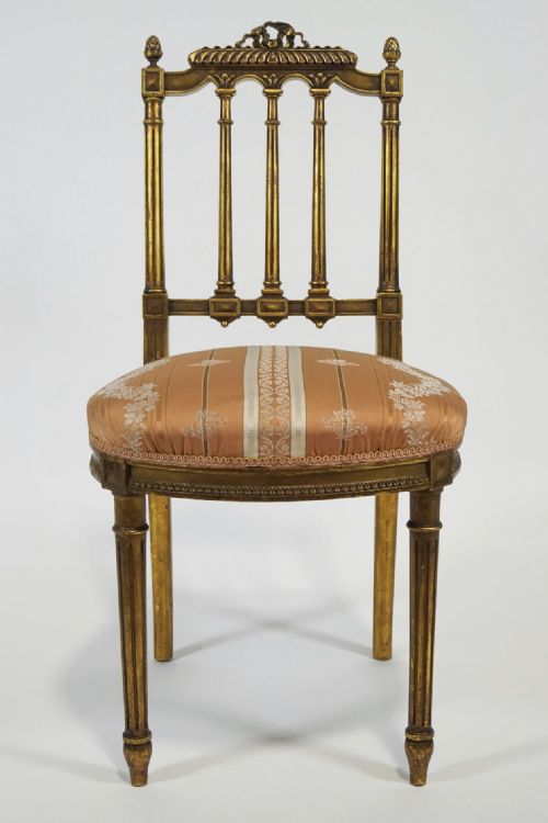 C19th Gillows Gilt Gesso Salon Chair