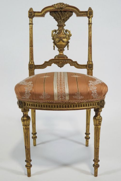 C19th Giltgesso Salon Chair by Gillows