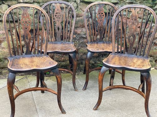 Set of Four Windsor Wheelbacks