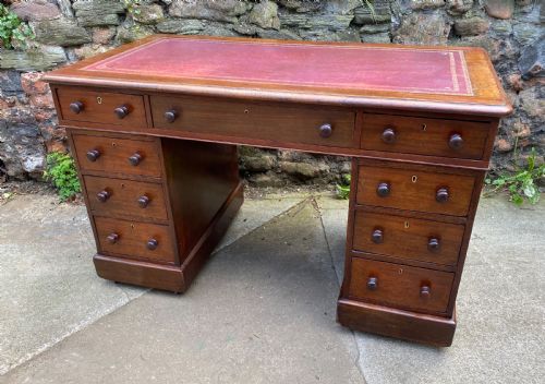 fig 1. C19th pedestal desk