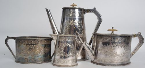 A Good Elkington & Co Four Piece Tea Service