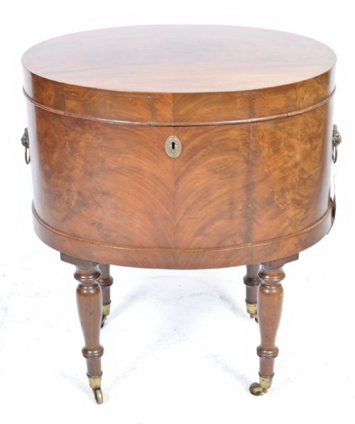 Early C19th Mahogany Oval Wine Cooler